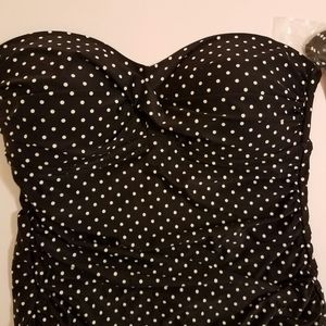 Merona Polka Dot Swimsuit, XL